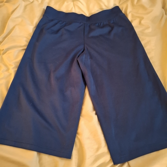 Athletic Works Women's Cropped Blue and White Athletic Joggers - Picture 7 of 7